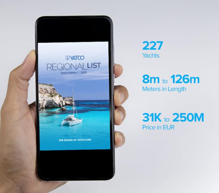 New REGIONAL LIST for Spain - 227 Yachts Available for Sale