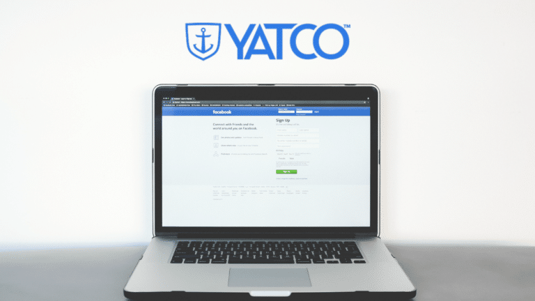 open laptop, displaying YATCO Facebook plugin, YATCO Launches New Facebook Plugin Merged With the Power of Its MLS to Bolster Its Clients' Boat and Yacht Listings
