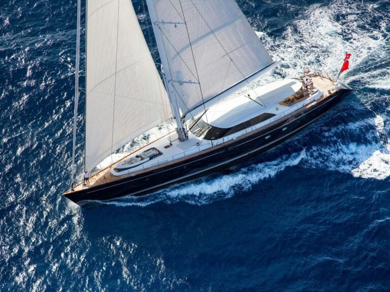 129' 4" Sailing Yacht STATE OF GRACE, Top Three Classic Perini Navi Sailing Yachts