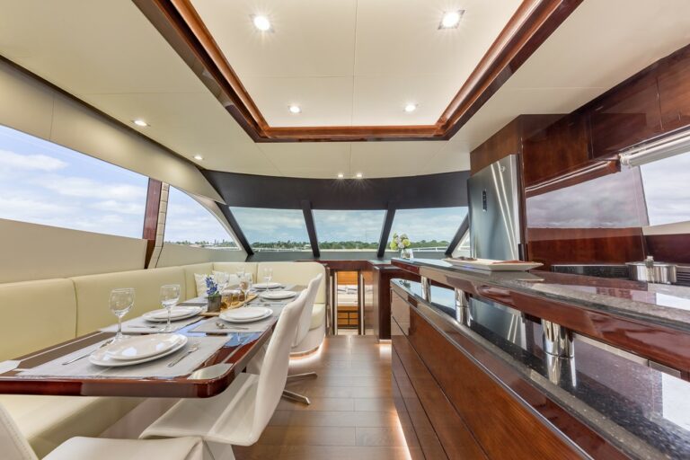 The Brand-New Cruiser Yacht DYNA 68 SKYLOUNGE, located in Stuart, Florida