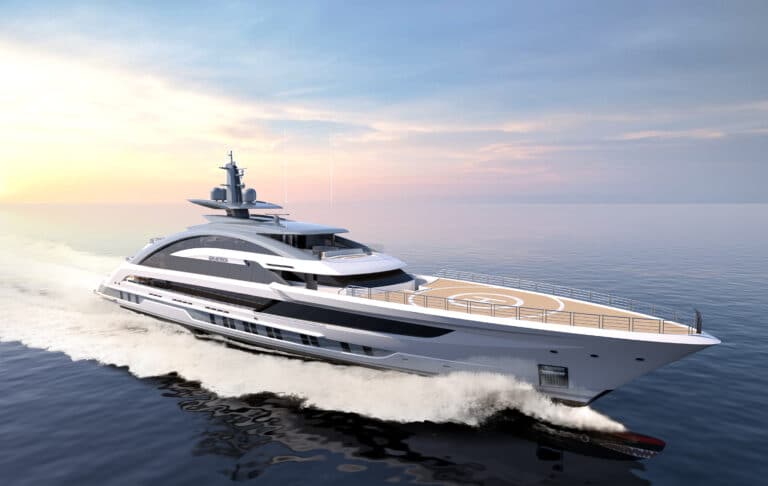 Heesen Yachts Launches Project COSMOS , COSMOS running view