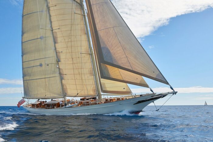 166’ Royal Huisman Sailing Schooner BORKUMRIFF IV