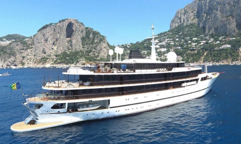 For sale with Kent Chamberlain, Merle Wood & Associates and Konstantinos Ladas, SSH Maritime, superyacht CHAKRA enters boats for sale market.