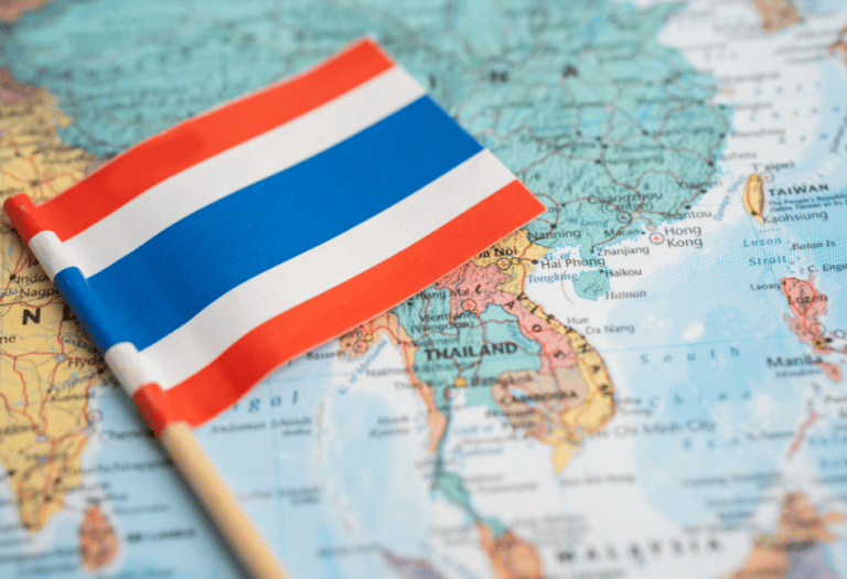 flag of Thailand on top of world map, Events This Week: The Thailand Yacht Show