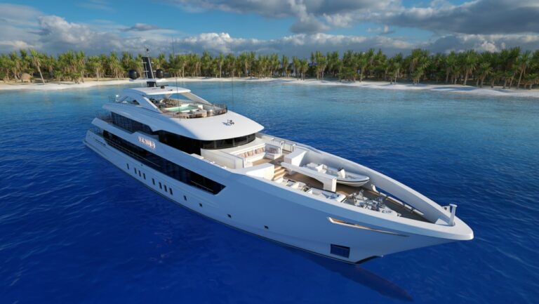 T503 Venus Caraibi - Heesen Lays Keel on Eighth 55m Project Venus