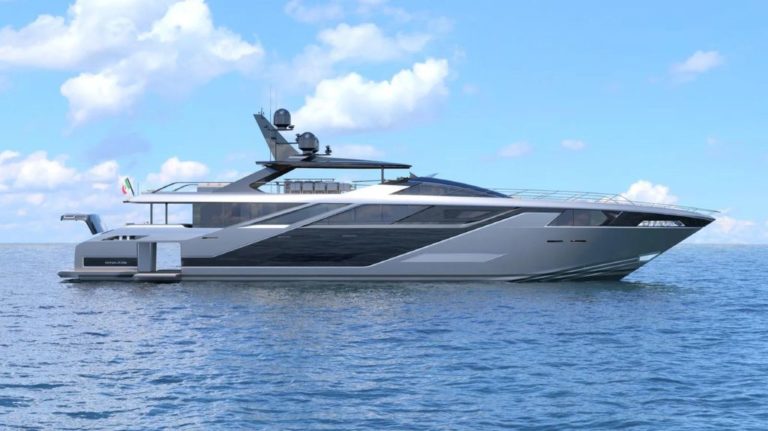 The Italian yard Cantieri di Pisa unveiled its new line of flybridge motor yachts named ‘Akhir’ this week. Read more.