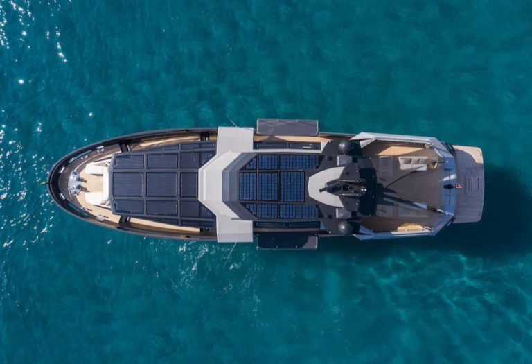 Arcadia A105 yacht exterior. The fourth Arcadia A105 yacht sale in 2023 marks a successful start with every yacht in their Italian shipyard's production range.