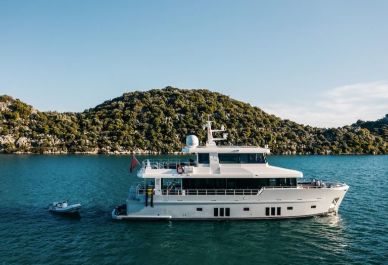 Turkish yard Bering Yachts has released the first footage of B76, LEMANJA, a fully custom yacht with expedition capabilities.