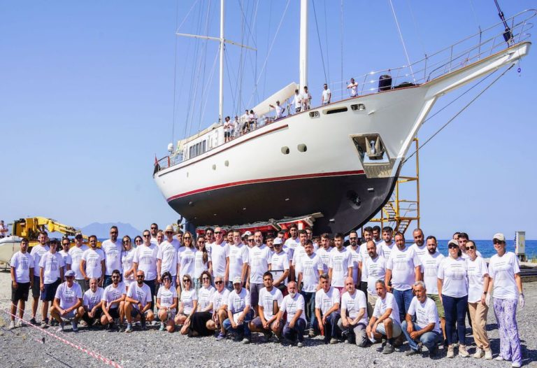 The Turkish shipyard, Aegean Yacht has announced the successful launch of their latest 39m (128ft) ketch, WHITE ISLAND.