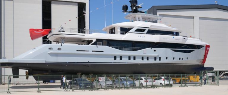 Bilgin Yachts recently announced the successful launch of their explorer yacht, KAŞIF, from the Turkish shipyard’s Antalya facility.