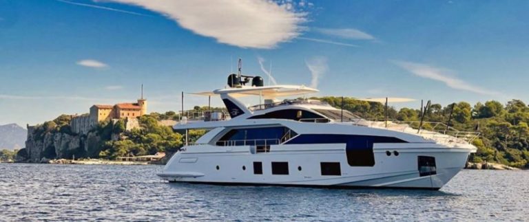Built in 2020 Azimut Yachts, 87' 11" (26.78m) LULWA is new to the sales market and located in Cannes, France.