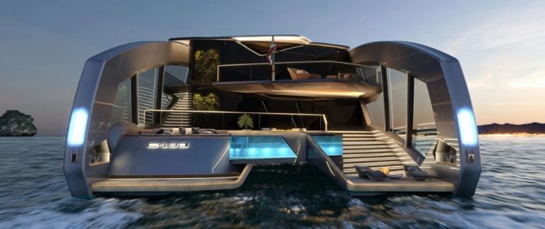 The Italian Sea Group announced the successful launch of their latest addition to the Tecnomar Catamaran fleet, 142.7ft (43.5m) THIS IS IT.