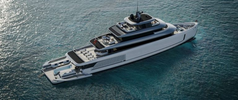 B.YOND 55M Expedition Model Yacht - Aerial, Benetti Announces new B.YOND 55M and 85M Project LIFE