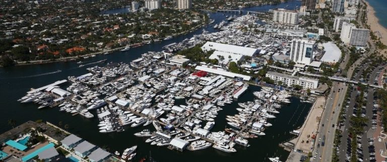 Fort Lauderdale Boat Show FLIBS YATCO Lounge and Bal de la Mer Event at FLIBS.