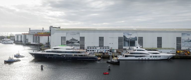 Dutch shipyard Amels announces the launch of two Limited Edition Superyachts, Amels 242 and Amels 200 in one day.