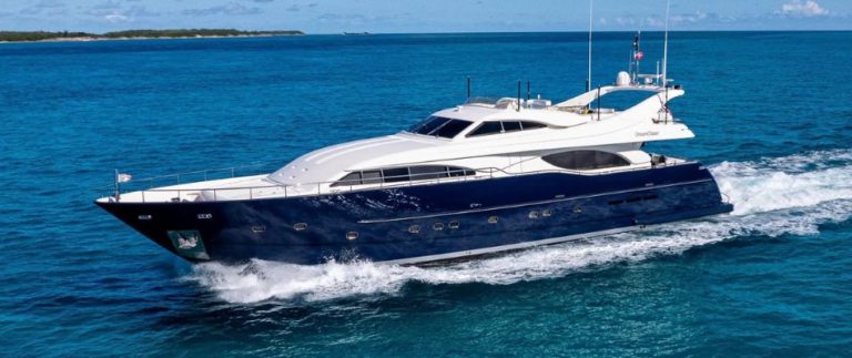 Built by Ferretti Custom Line in 2001, 94ft DREAMCHASER is actively for sale with Denison Yachting.