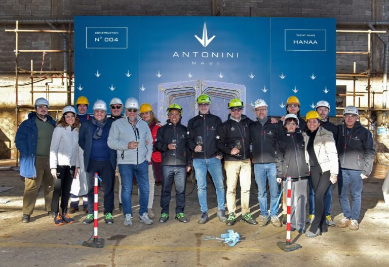 Italian shipyard, Antonini Navi has announced the successful keel laying of their 32M Explorer Yacht in La Spezia, Italy.