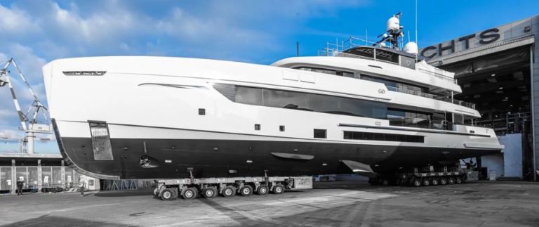 Italian shipyard Tankoa has announced the launch of their first T450, now named GO at their Genoa yard.