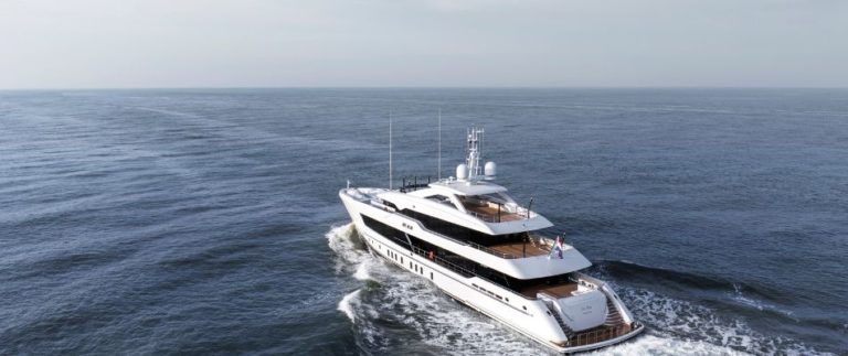 Dutch shipyard has announced their first yacht of 2024 has been successfully delivered – YN 20255 has been named IRIS BLUE.