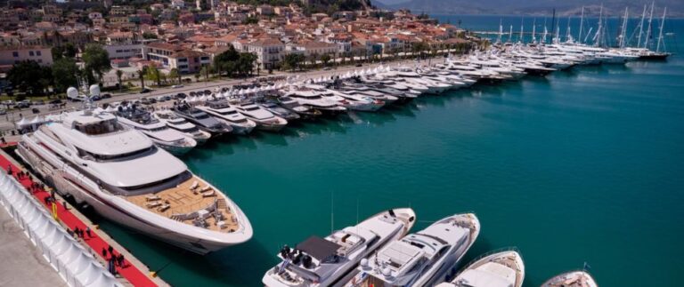 The prestigious Mediterranean Yacht Show will return to Nafplion, Greece showcasing the hottest charter yachts for the season.