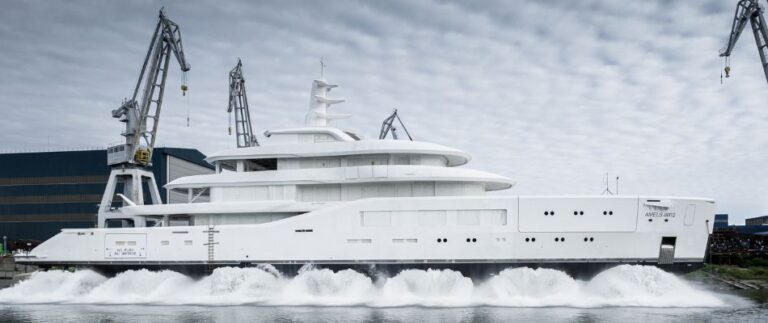 Damen Yachting has recently launched the second Amels 80. The vessel’s launch took place at Damen Yachting’s hull building facility located in Galati, Romania. Amels 8002 is scheduled to be delivered to her new owner in 2026.