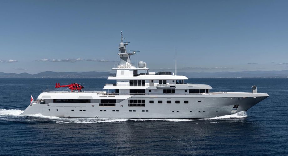 Planet nine mega yacht.
