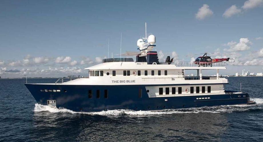 Big Blue Mega Yacht.