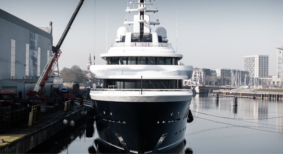 Albatross docked in the ocean.
