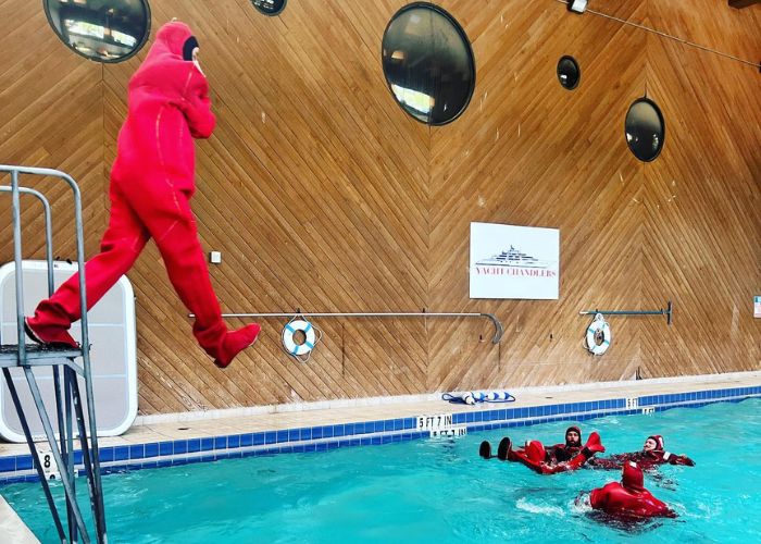 Members The Resolve Maritime Academy water training. 