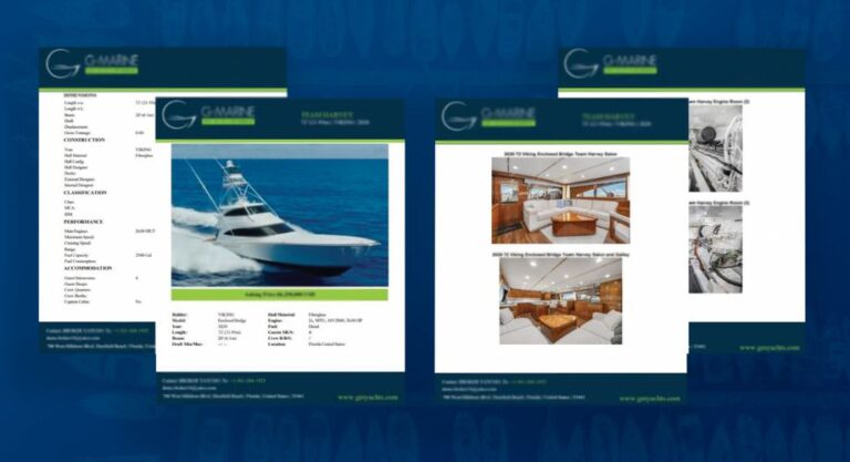 Easily list, search, & present yachts with YATCO BOSS, built to help brokers market big boats & create brochures that win clients faster.