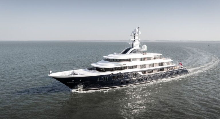MOONSTONE sailing in the ocean.