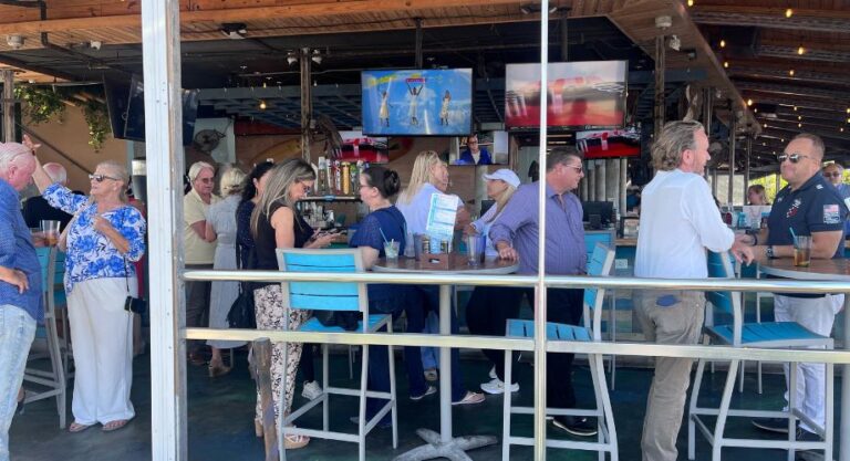 People at YATCO Sundown Social.