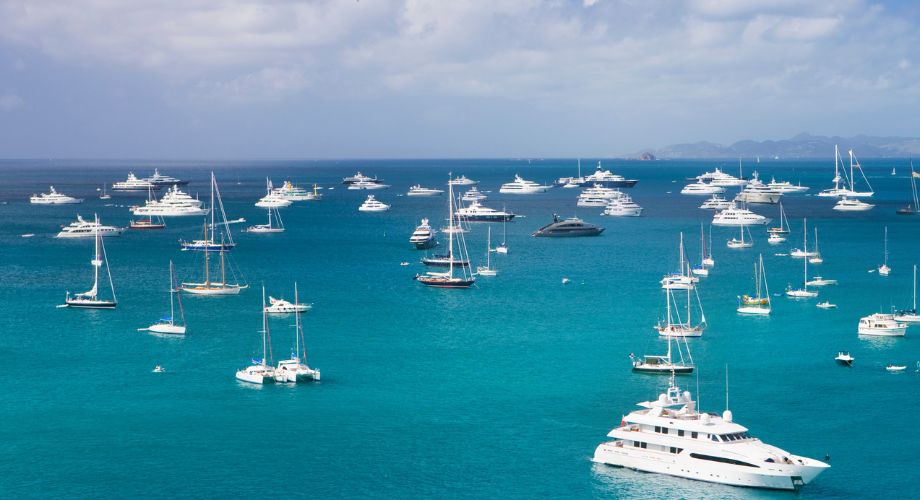 Many yacht charters, sailing in the ocean. Explore the global yacht charter market expansion and how evolving trends are reshaping demand and destinations.