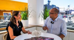 Interview between Onno Ebbens and Sarah Flavell. Marketing Director Sarah Flavell shares how Damen Yachting connects with clients and builds its brand in the superyacht world.