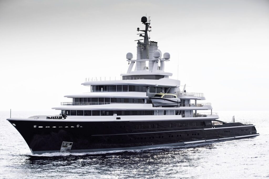 10 Most Expensive Motor Yachts for Sale on YATCO | YATCO LUNA 2010 374' 9" LLOYD Motor Yacht.