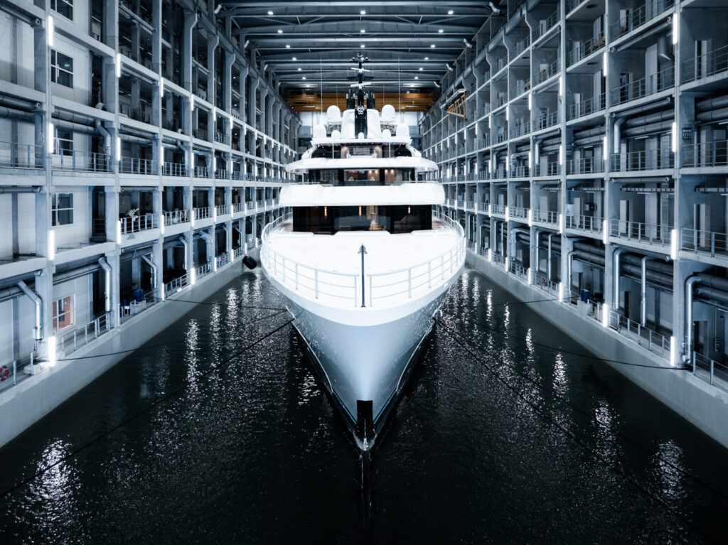 The Leviathan yacht by Oceanco.