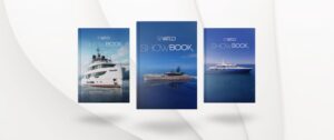 Three YATCO SHOWBOOKS image. YATCO to print SHOWBOOKS for Cannes and Monaco 2025, celebrating 10 years with premium ad opportunities at yachting’s top global events.
