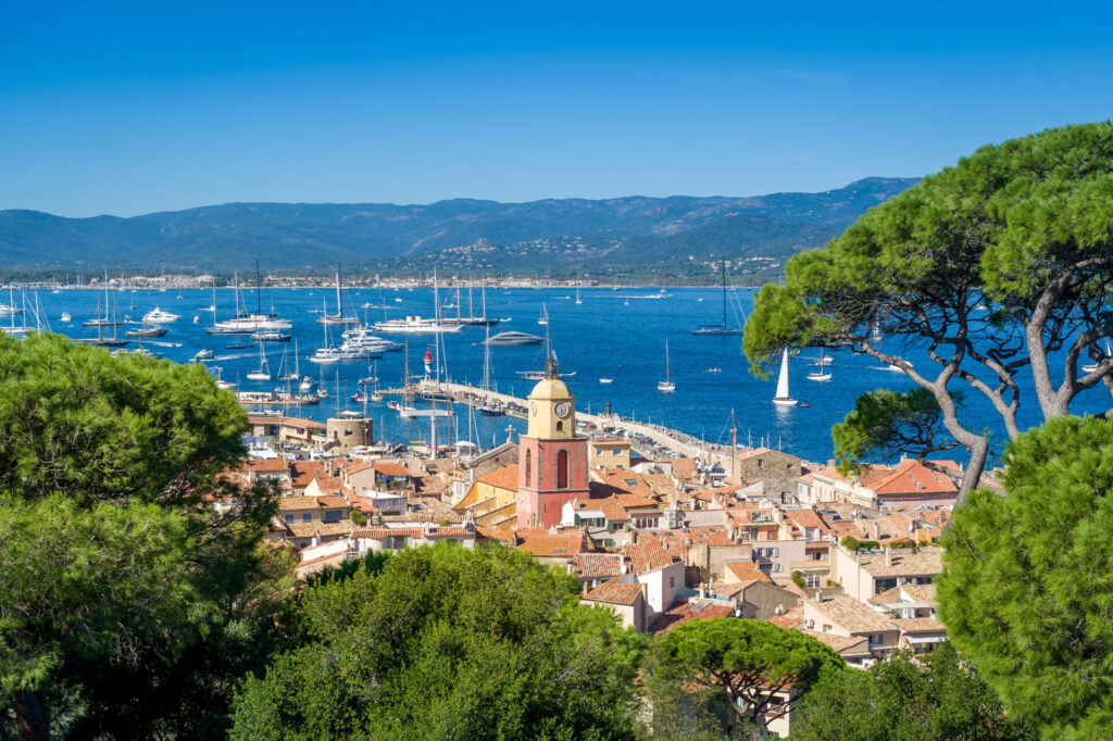 Cannes to St Tropez | French Riviera Yacht Charter | YATCO Saint-Tropez old town and yacht marina view from fortress on the hill. Provence Cote d'Azur, France.
Sail from Cannes to St Tropez in 48 hours. Experience luxury superyacht charters on the French Riviera and Mediterranean.