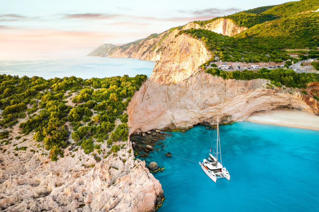 Honeymoon Yacht Charter | Romantic Routes | YATCO Honeymoon yacht charter in Lefkáda, Greece.