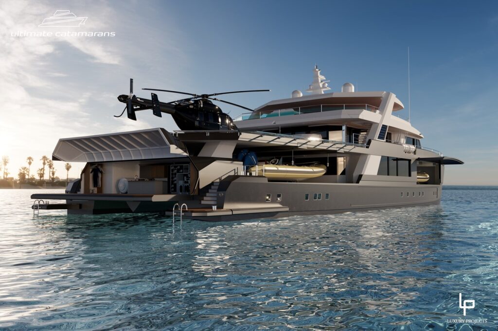 150 Yacht Support 2027 149' 8" ULTIMATE CATAMARANS Catamaran.