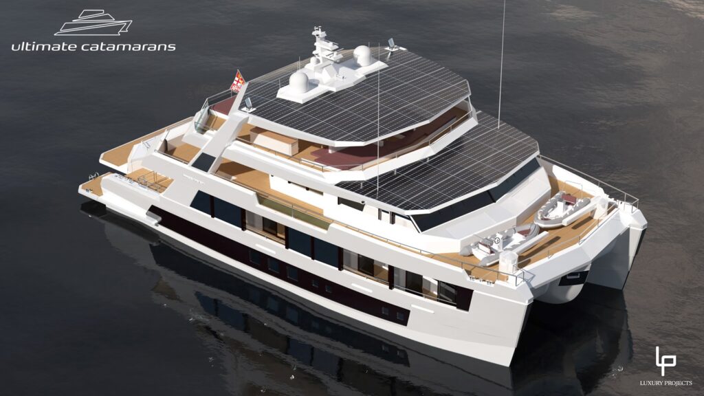 Explore the 10 Largest Catamarans for Sale on YATCO Right Now Spaceline 120 2027 119' 10" ULTIMATE CATAMARANS Catamaran.