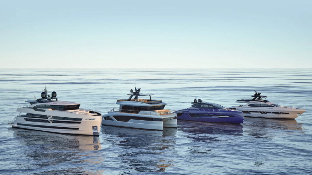 Four Lazzara Yachts of different models, sailing on the ocean. Discover Lazzara Yachts for sale in Florida from detailed specs & current prices to expert buying tips. Find verified listings on YATCO now.