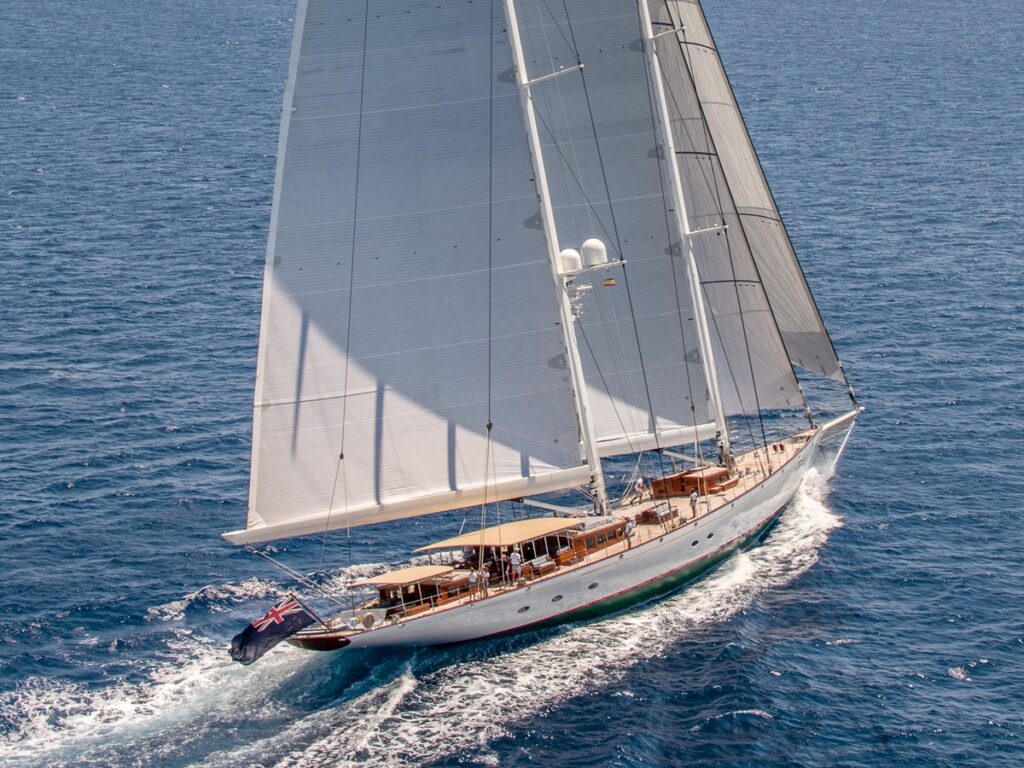 The 10 Most Expensive Sailing Yachts for Sale on YATCO ATHOS 2010 210' HOLLAND JACHTBOUW Schooner.