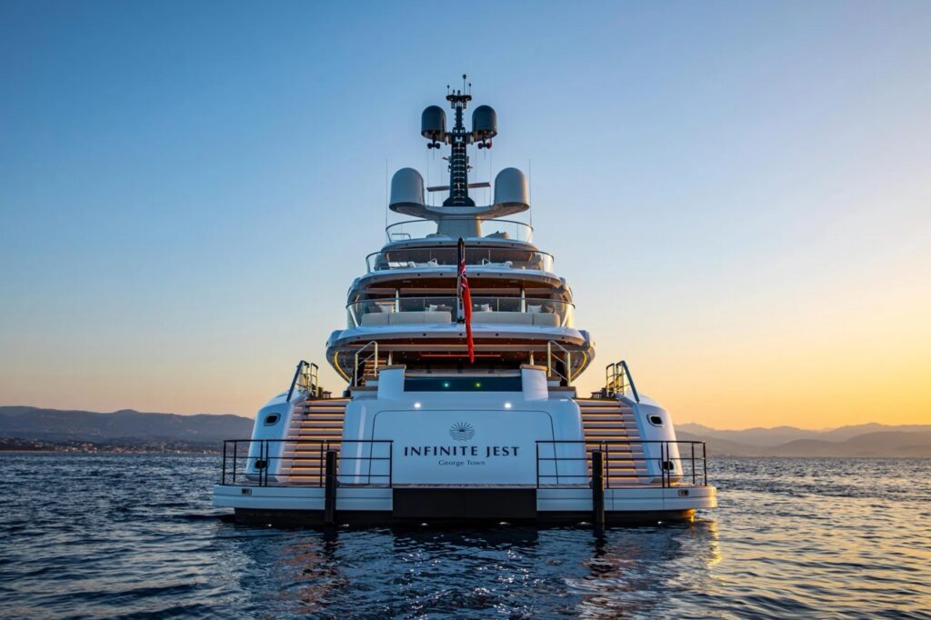 Turkish Yacht Builders | Top Shipyards & Luxury Yachts | YATCO INFINITE JEST, a Turquoise Yachts superyacht, sailing on the ocean
