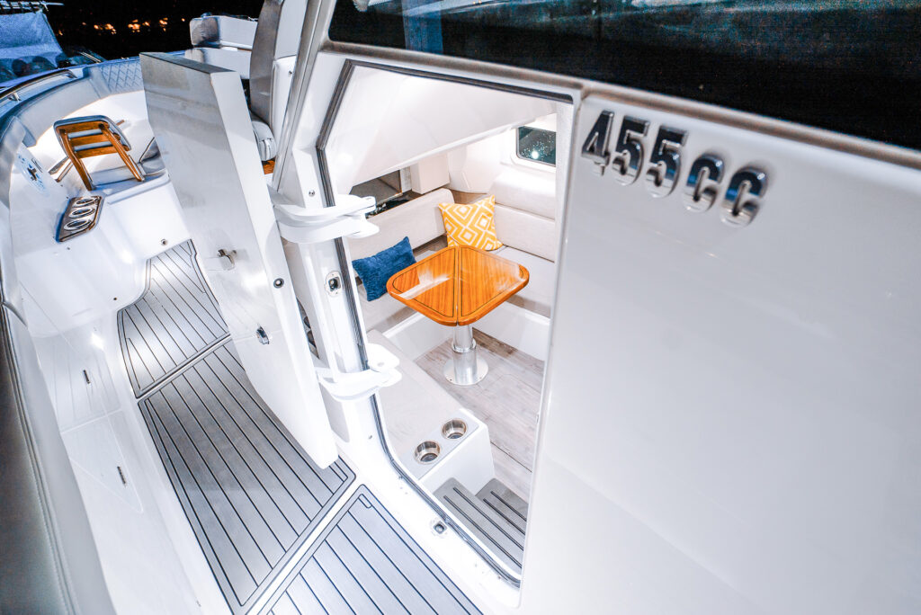 Everglades Yachts | Specs, Prices & Verified Listings | YATCO Everglades 455cc yacht exterior cabin. Explore Everglades Yachts performance fishing boats and luxury sport yachts. Get specs, pricing, buying tips, and verified listings on YATCO.