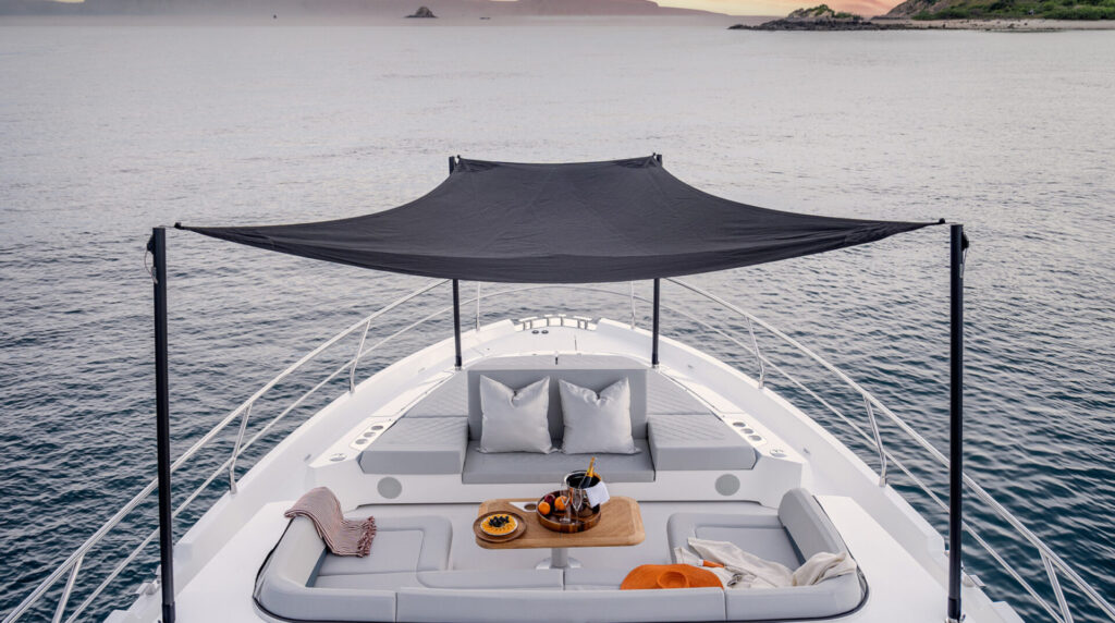 Fairline Yachts | Verified Listings, Specs & Buying Tips | YATCO Fairline yacht Squadron 68 foredeck. Explore Fairline Yachts, their models, specs, and prices. Get expert buying tips and verified listings through YATCO.