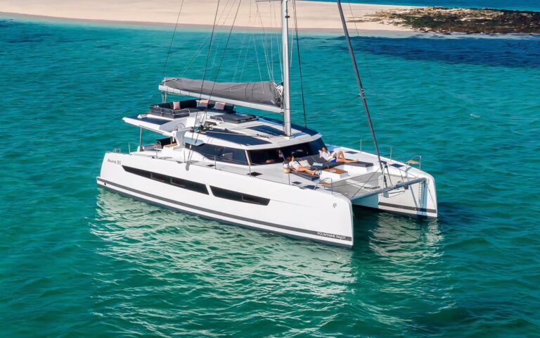 People sailing on a Fountaine Pajot Catamaran. Explore Fountaine Pajot catamarans, specs, pricing, and verified listings. Learn how to buy, survey, and charter these top multihull yachts.