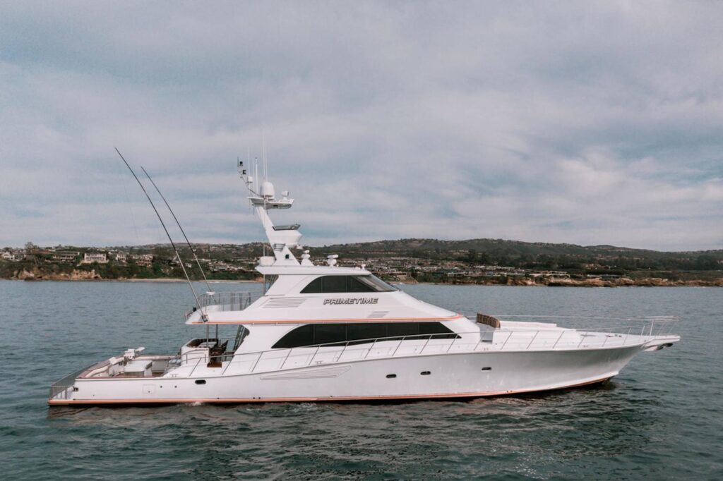 10 Largest Sportfishing Yachts for Sale | YATCO Prime Time 2002 98' 1" QUEENSHIP Sport Fisherman.