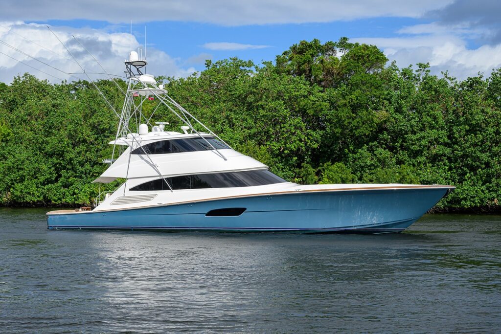 10 Largest Sportfishing Yachts for Sale | YATCO CHINA TIME 2019 92' VIKING Sport Fisherman. Explore the 10 largest sportfishing yachts for sale on YATCO, featuring specs, highlights, and brokers behind these powerhouse listings.