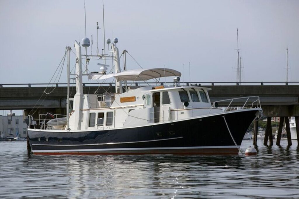 Top 10 Largest Trawler Yachts for Sale in USA on YATCO SHEARWATER 1989 56' SEATON Trawler Yacht.